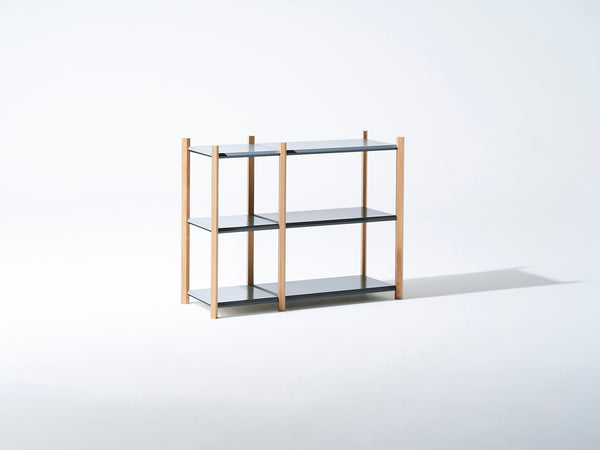 Fulcrum フルクラム shelf 6shelves 3段収納棚 セミカスタム〉Baguette shelf｜バゲットシェルフ 3段×2列【Fulcrum】